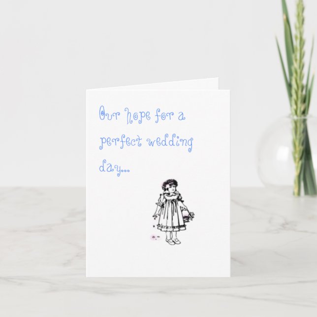 Blumen-Mädchen laden ein Einladung (Vorderseite)