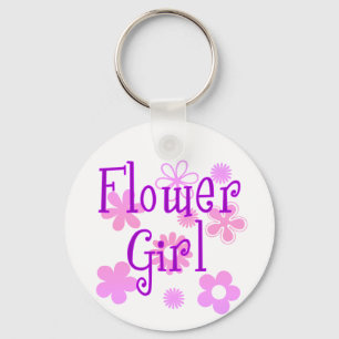 Blumen-Mädchen-Produkte Schlüsselanhänger