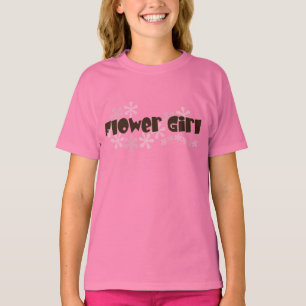 Blumen-Mädchen scherzt T-Shirt
