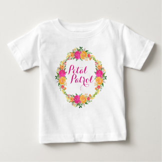 Blumen-Mädchen-Shirt-Blumenblatt-Patrouillen-Shirt Baby T-shirt