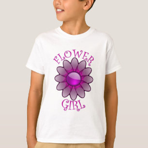 Blumen-Mädchen-T-Shirt T-Shirt