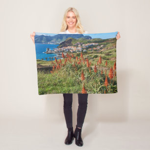 Blumen   Madeira Island Portugal Fleecedecke