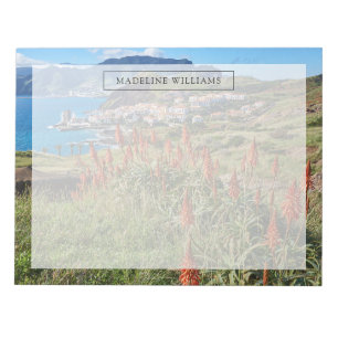 Blumen   Madeira Island Portugal Notizblock