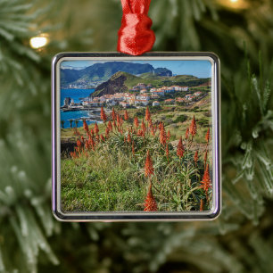 Blumen   Madeira Island Portugal Ornament Aus Metall