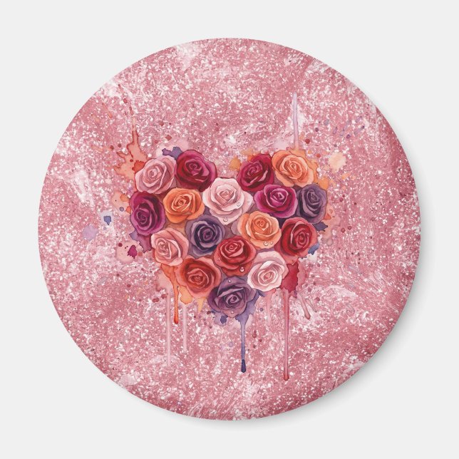 Blumen Magnet (Vorne)