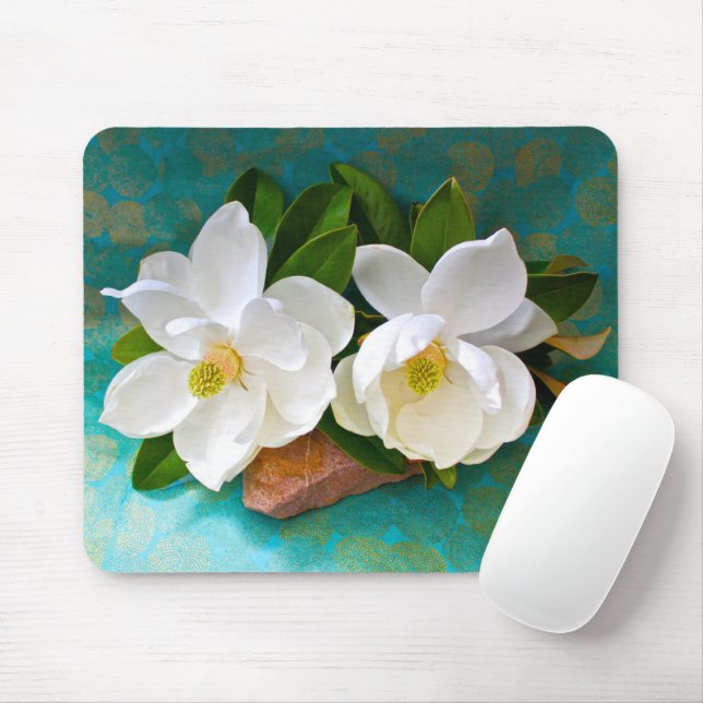 Blumen | Magnolische Blume Mousepad (Mit Mouse)
