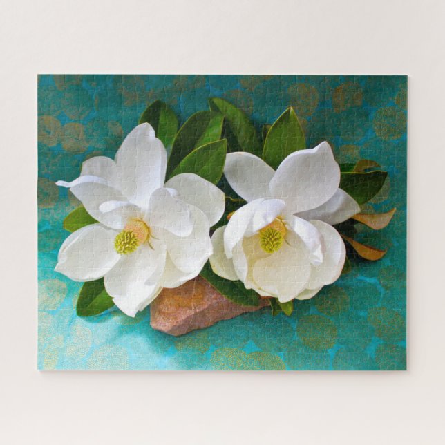 Blumen | Magnolische Blume Puzzle (Horizontal)