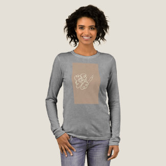 Blumen-Mal-T-Shirt Tri-Blend Shirt