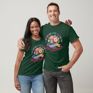 Blumen-Mama-Mutter-Muttertags- T-Shirt