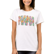 Blumen-Mama-Shirt – Muttertagsgeschenk T-Shirt