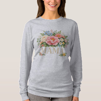 Blumen-Mama-T-Shirt T-Shirt