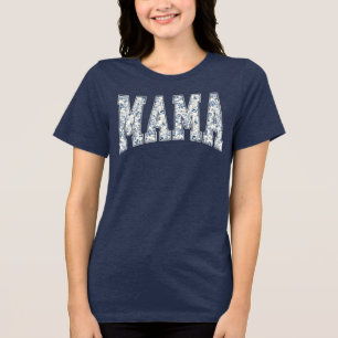 Blumen-Mama Tri-Blend Shirt