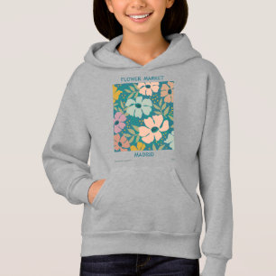 Blumen Market Madrid Print Hoodie