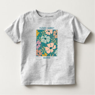 Blumen Market Madrid Print Kleinkind T-shirt