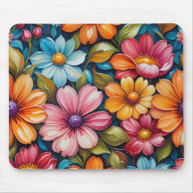 Blumen-Mausepad