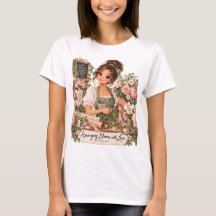 Blumen mit Liebe arrangieren Florist T-Shirt