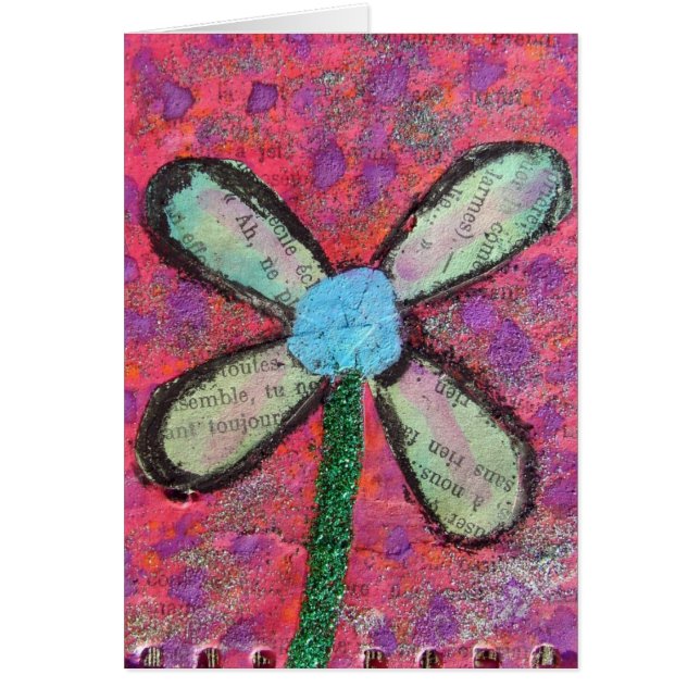 Blumen Mixed Media (Vorne)