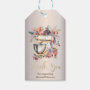 Blumen-Mixer-Bäckerei Geschenkanhänger