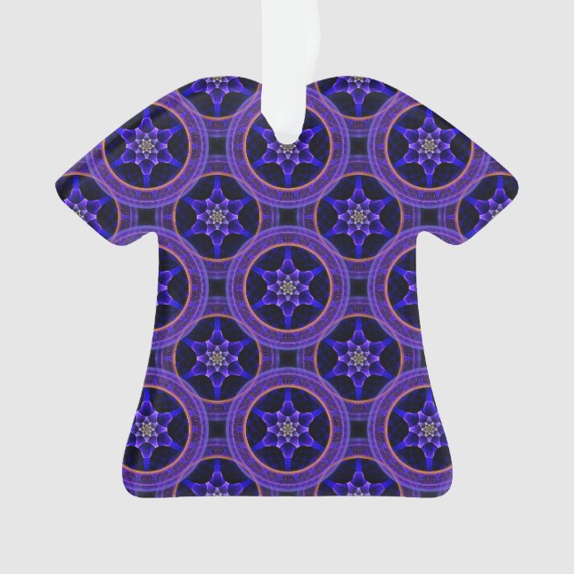 Blumen Modern Boho Elegant Abstrakte Muster #505 Ornament (Vorderseite)