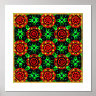 Blumen Modern Boho Elegant Abstraktes Muster #504 Foliendrucke