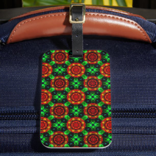 Blumen Modern Boho Elegant Abstraktes Muster #504 Gepäckanhänger