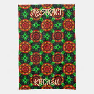 Blumen Modern Boho Elegant Abstraktes Muster #504 Geschirrtuch