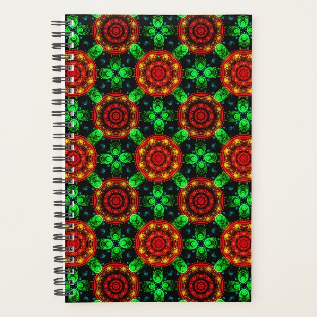 Blumen Modern Boho Elegant Abstraktes Muster #504 Planer (Vorderseite)