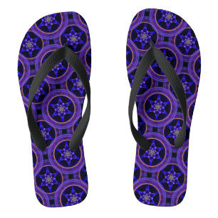 Blumen Modern Boho Elegant Abstraktes Muster #505 Flip Flops
