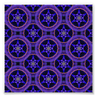 Blumen Modern Boho Elegant Abstraktes Muster #505 Fotodruck
