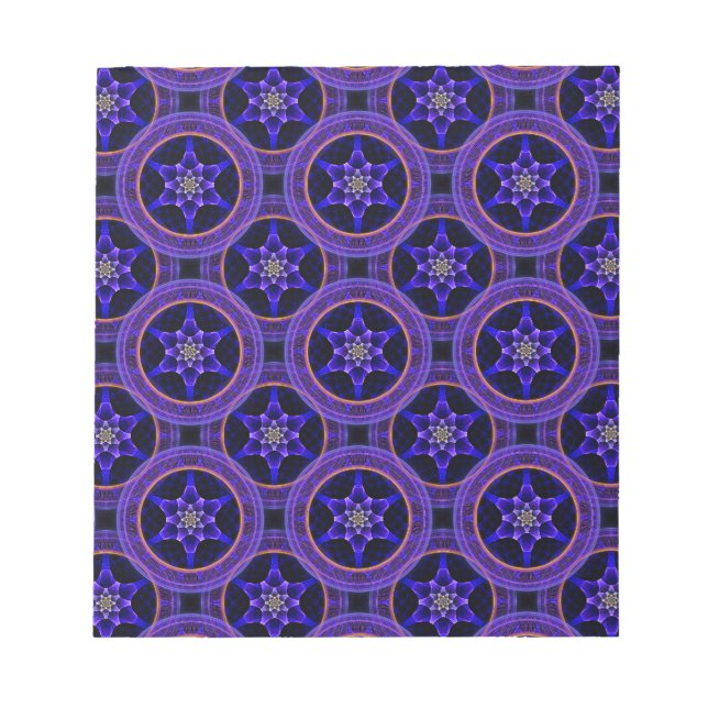 Blumen Modern Boho Elegant Abstraktes Muster #505 Notizblock (Vorderseite)