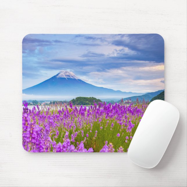 Blumen | Mount Fugi Japan Mousepad (Mit Mouse)