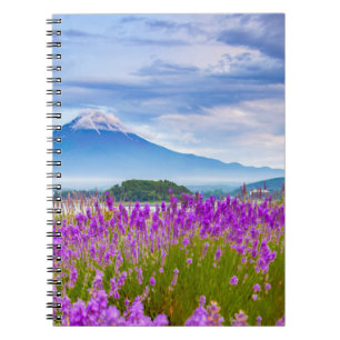 Blumen Mount Fugi Japan Notizblock