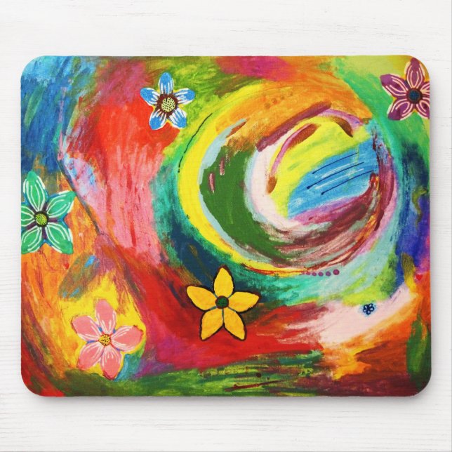 Blumen Mousepad (Vorne)