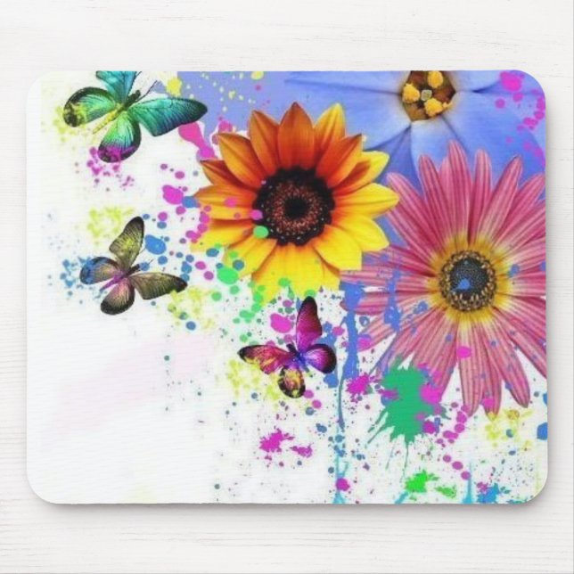 Blumen Mousepad (Vorne)