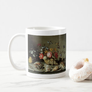 Blumen, Muscheln und Insekten Balthasar van der As Tasse