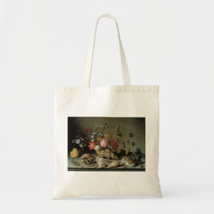 Blumen, Muscheln und Insekten Balthasar van der As Tragetasche