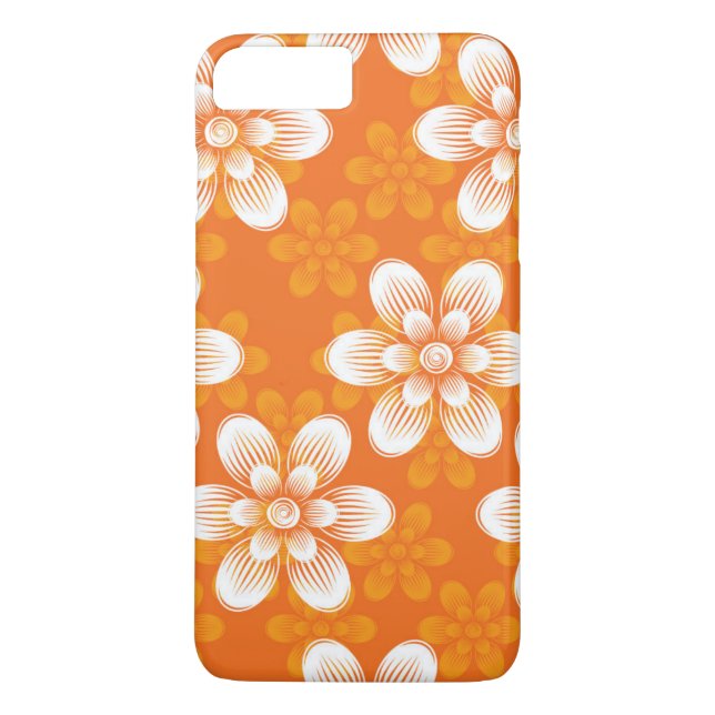 Blumen-Muster Case-Mate iPhone Hülle (Rückseite)