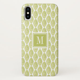 Blumen-Muster des Monogramm- Hygge Case-Mate iPhone Hülle