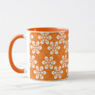Blumen-Muster Tasse
