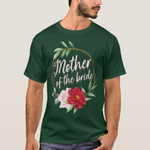 Blumen-Mutter Braut Mutter Junggesellinnenabschied T-Shirt