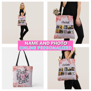 Blumen-Mutter-Foto-Collage-Skript Beste Mutter All