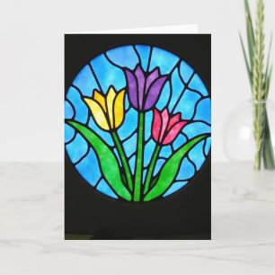 Blumen-Mutter-Umarmen-Karte Karte