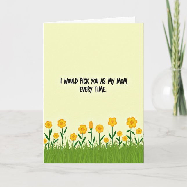 Blumen Muttertag Geschenk Mutter Karte (Vorderseite)