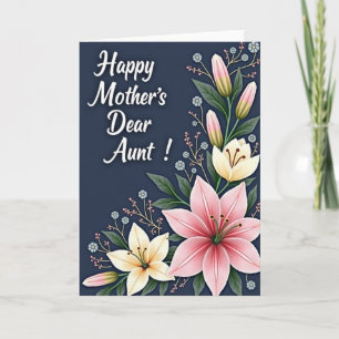 Blumen Muttertag Liebe Tante Karte