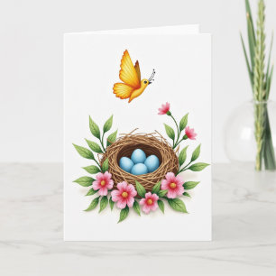Blumen Muttertag Nest Karte