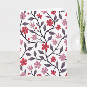 Blumen-Muttertag-Reben-Blüten-Karte Karte