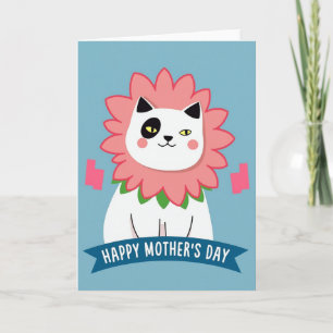 Blumen-Muttertags-Grußkarte Karte