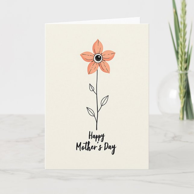 Blumen-Muttertags-Karte Karte (Vorderseite)