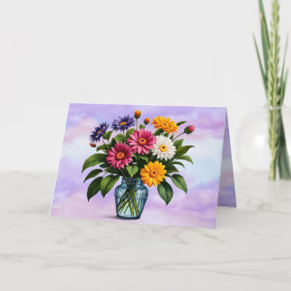 Blumen-Muttertagskarte Karte