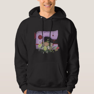 Blumen Nähmaschine Näherin Quilterin Näherin Nähen Hoodie